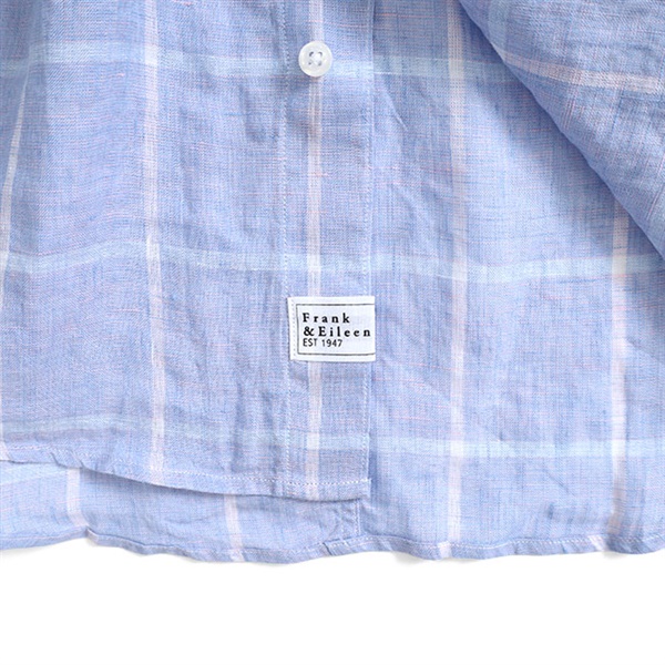 フランクアンドアイリーン FINBAR フランネルシャツ チェック 青 Mサイズ Frank&Eileen フランク&アイリーン FINBAR GRNP フィンバー チェック