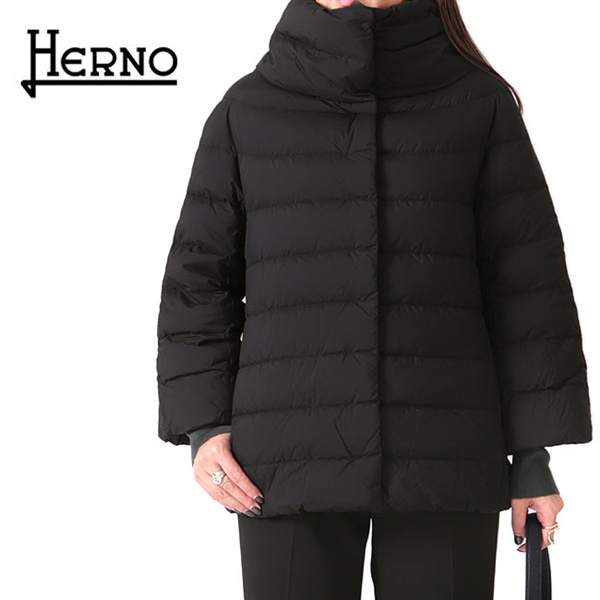 HERNO ヘルノ スタンドカラー キルト ライトダウンジャケット PI001545D