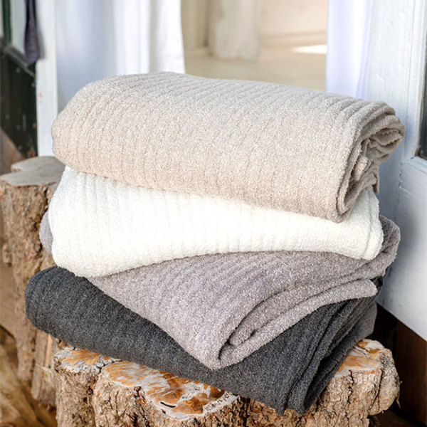 BAREFOOT DREAMS ベアフットドリームス Ribbed Throw 463