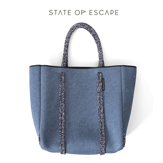 STATE OF ESCAPE ステイトオブエスケープ Satellite City Denim サテライトシティ デニム ネオプレン トートバッグ  STATE OF ESCAPE (ステイトオブエスケープ) Add. 宮崎