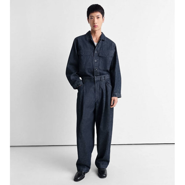ルメール　2022シーズン　デニム　パンツ　36 Lemaire 人気急上昇中♪】LEMAIRE ハイウエストカーブパンツ デニム
