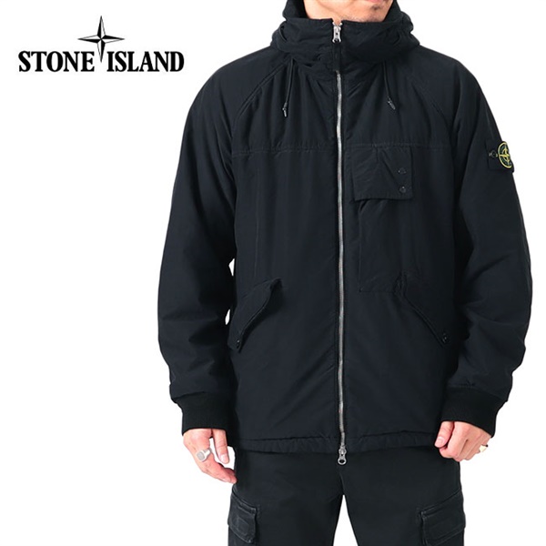 ストーンアイランド　フーデッドジャケット Stone Island ストーンアイランド ガーメントダイ フリースライナー