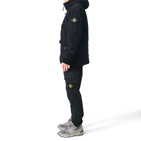 Stone Island ストーンアイランド ガーメントダイ フリースライナー フーデッドジャケット 771541131