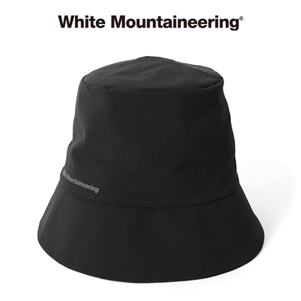 White Mountaineering ホワイトマウンテニアリング ストレッチナイロン リフレクターロゴ バケットハット WM2271807