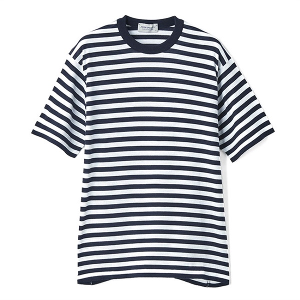 [TIME SALE] JOHN SMEDLEY ジョンスメドレー 30G ボーダー クルーネック ニットTシャツ S4558