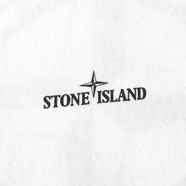Stone Island ストーンアイランド ガーメントダイ センターロゴ バックグラフィック Tシャツ 76152NS94