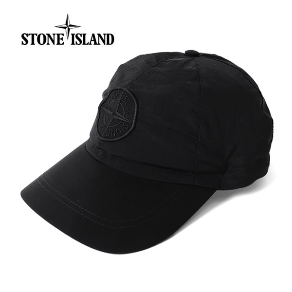 Stone Island ストーンアイランド ナイロンメタル コンパスロゴ刺繍 6パネル キャップ 761599576