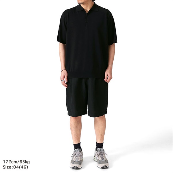 韓国 ファッション通販 ATON エイトン スキッパー ニットポロシャツ KRAGGM0300 ATON トップス
