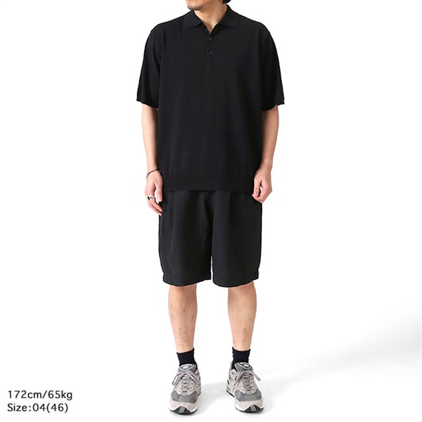 ATON エイトン コットンリネン 2タックショーツ PRAGGM0302 ATON