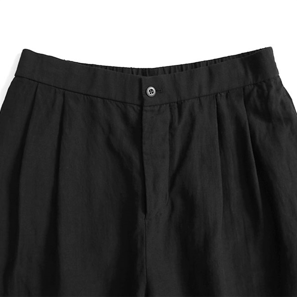 ATON リネンショートパンツ LINEN VELVET | SHORTS – ATON | エイトン