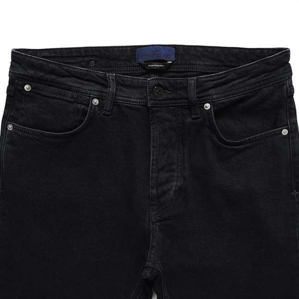 【新品】STONE  DENIM RESEARCH ブラックデニム Stone Island Denim Research ストーンアイランド デニムリサーチ Slim