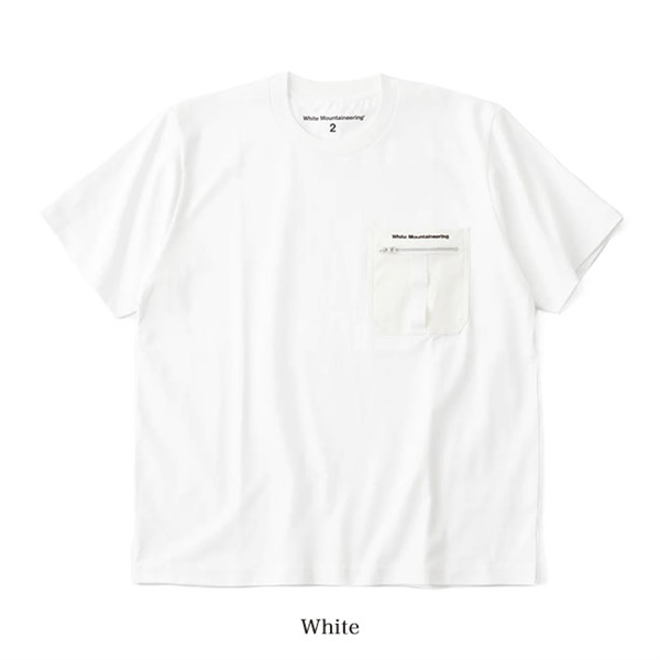 White Mountaineering ホワイトマウンテニアリング ジップ付き胸