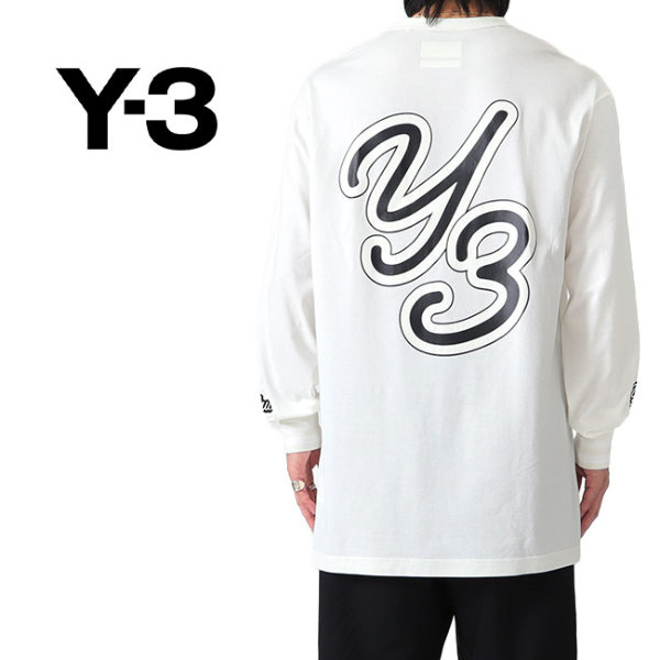 Y-3 ワイスリー グラフィックロゴ ロンT IQ2146 IQ2147 Y-3