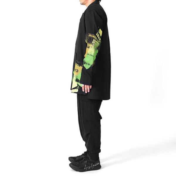 Y-3 ワイスリー グラフィックプリント ワークシャツ IP7948 Y-3  