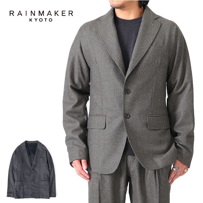 RAINMAKER レインメーカー 千鳥チェック シームレス スリーブ テーラードジャケット RM192-035