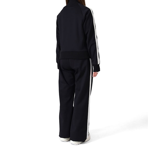 【トレンドに合わせ高級感が漂う】TATRAS VELYN パンツ ブラック TATRAS タトラス VELYN ヴェリン フレア トラックパンツ