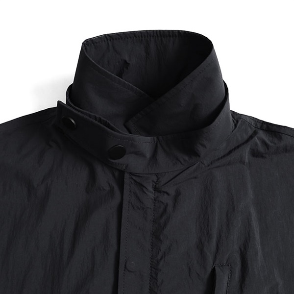 マルジェラmargiela ナイロン　トレンチコート オーバーサイズ　ブラック Maison Margiela メゾンマルジェラ ナイロン トレンチコート