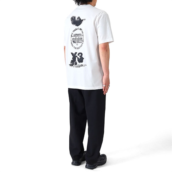 【安心国内発送】Y-3 ワイスリー グラフィック ロゴ Tシャツ Y-3 ワイスリー グラフィック バックロゴ Tシャツ KB2607 ** Y-3