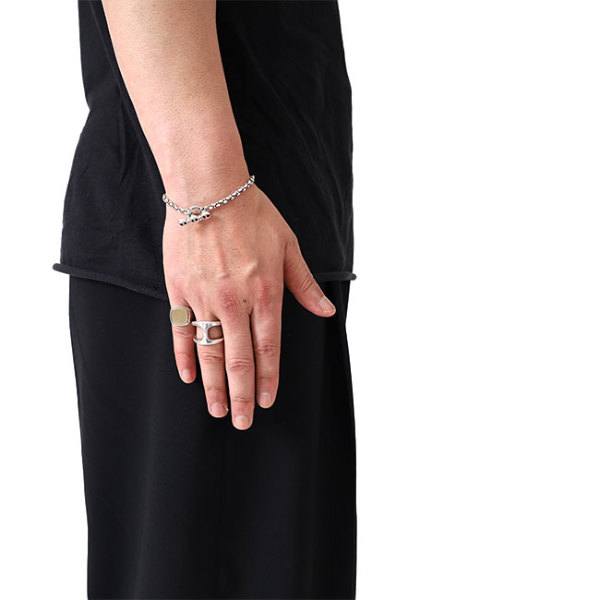 【新品未使用】HOORSENBUHS MICRO BRACELET サイズ：7 HOORSENBUHS ホーセンブース MICRO BRACELET シルバー ブレスレット