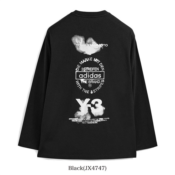 Y-3 ワイスリー グラフィック ロンT JX4747 KE5094 Y-3（ワイスリー
