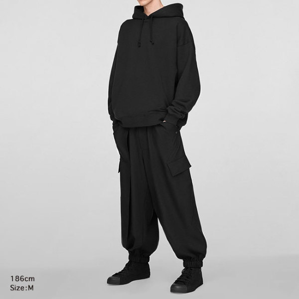 Y-3 ワイスリー グラフィック プルオーバー スウェットパーカー JX4748