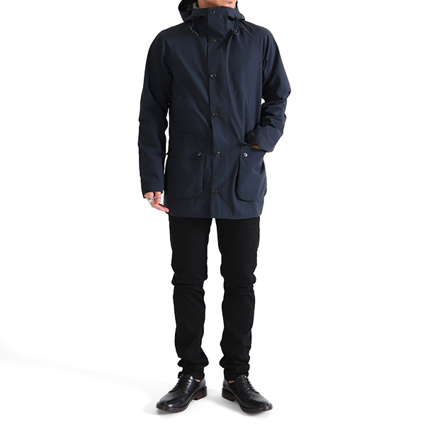 Barbour バブアー フーデッド ビデイル スリム ノンワックスジャケット