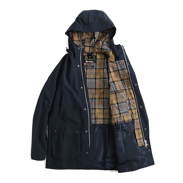 Barbour バブアー フーデッド ビデイル スリム ノンワックスジャケット