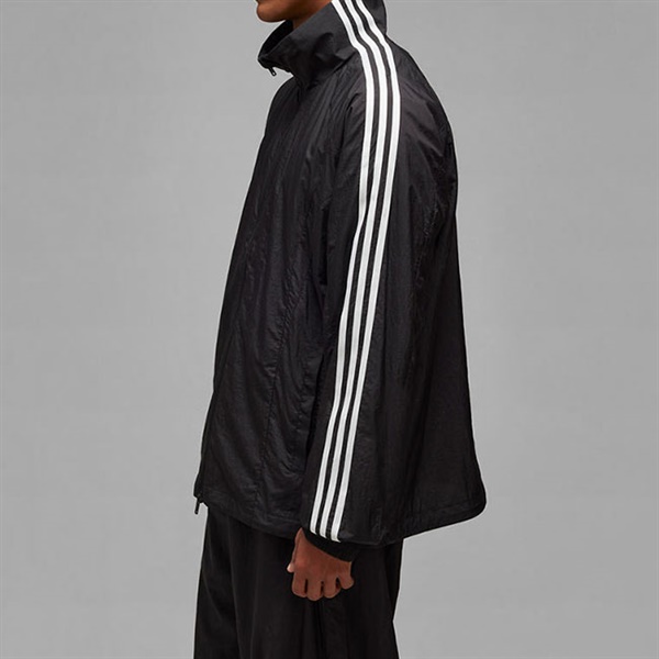 Y-3 ワイスリー 3ストライプス スタンドカラー ナイロン
