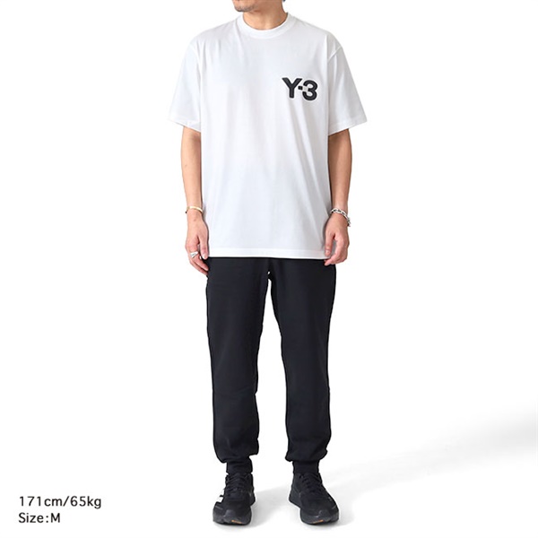 Y-3 ワイスリー リフレクティブロゴ Tシャツ JE9281 ** Y-3