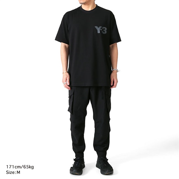 Y-3 ワイスリー リフレクティブロゴ Tシャツ JE9282 Y-3（ワイスリー