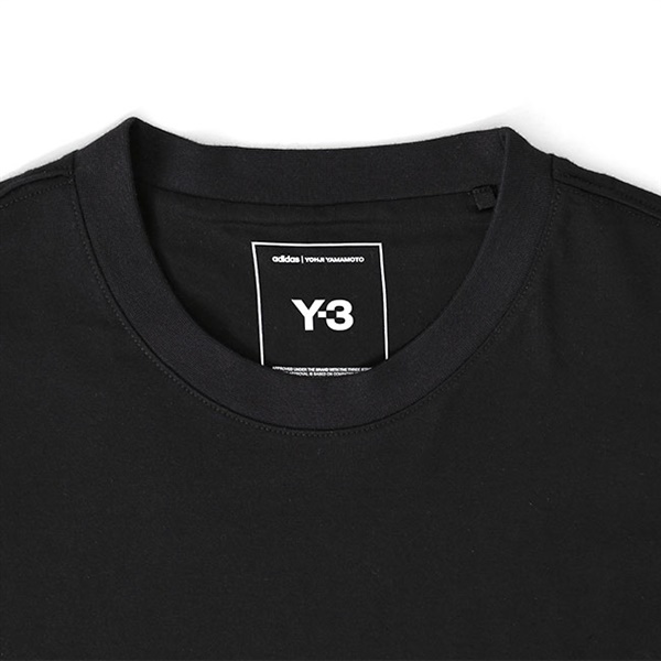 Y-3 / Tシャツ/L/コットン/BLK/JE9282 Y-3 ワイスリー リフレクティブロゴ Tシャツ JE9282 Y-3（ワイスリー