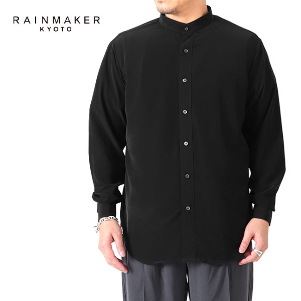 RAINMAKER レインメーカー ロングテイル バンドカラーシャツ RM231-039