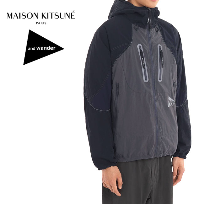 and wander × Maison Kitsune アンドワンダー メゾンキツネ コラボ