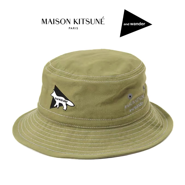 TIME SALE] and wander × Maison Kitsune アンドワンダー メゾンキツネ ...