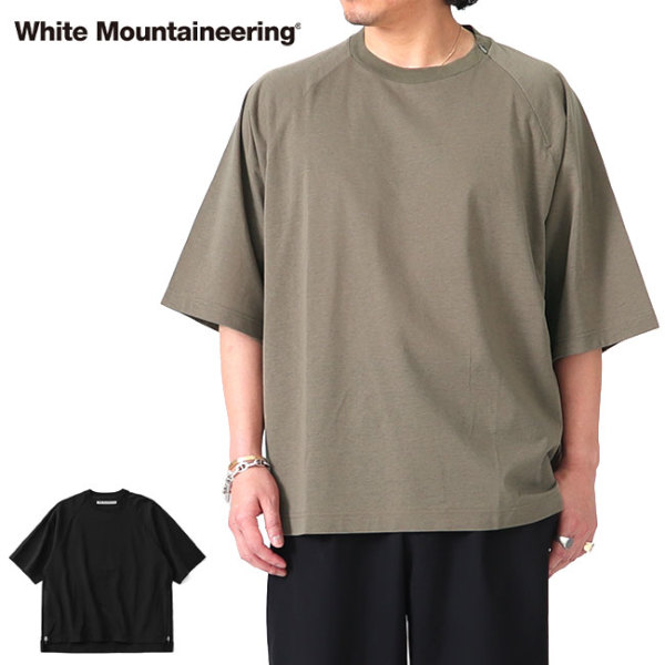 White Mountaineering ホワイトマウンテニアリング サイドジップ ラグランTシャツ WM2471506 White  Mountaineering（ホワイトマウンテニアリング） Add. 宮崎