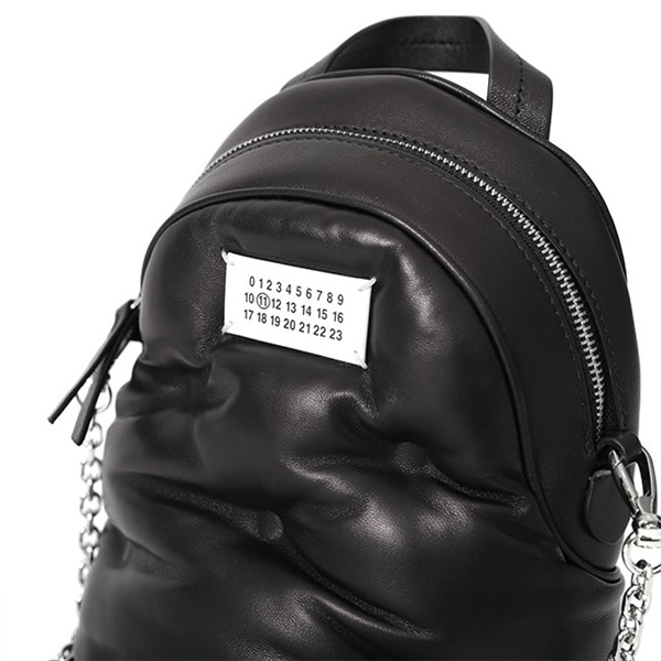 Maison Margiela メゾンマルジェラ グラムスラム チェーン ナッパレザー ミニバックパック ショルダーバッグ S56WA0014  P4300 Maison Margiela（メゾンマルジェラ） Add. 宮崎