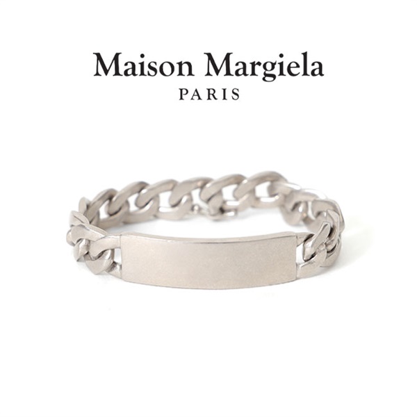 Maison Margiela メゾンマルジェラ シルバー ID プレート チェーン