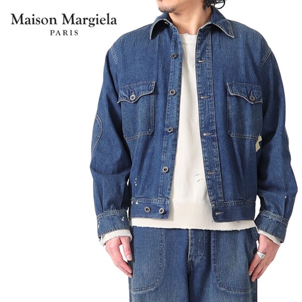Maison Margiela メゾンマルジェラ ビンテージ ディストレスト デニムジャケット S50AM0617 S30877