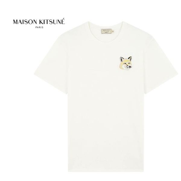 Maison Kitsune メゾン キツネ ビッグ パステルフォックスヘッド ロゴTシャツ EM00154KJ0008