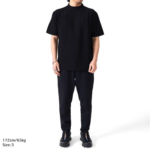 CFCL ブラック クルーネック Tシャツ サイズ3 CFCL シーエフシーエル モックネック ニットTシャツ CF009KN057 CFCL
