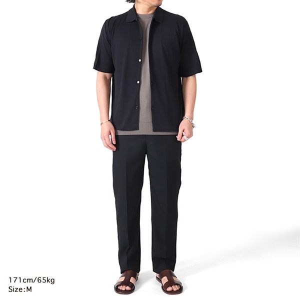 日本企画 JOHN SMEDLEY ジョンスメドレー 30G ポロカラー ニットシャツ S4674
