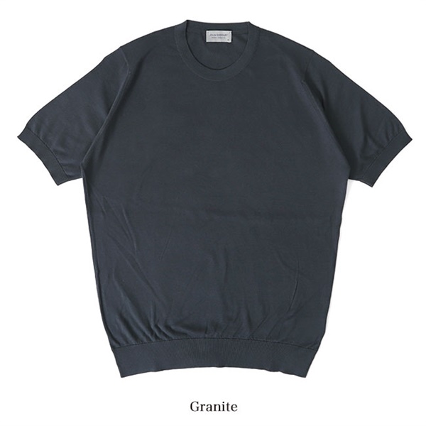 JOHN SMEDLEY ジョンスメドレー 30G ニットTシャツ KEMPTON