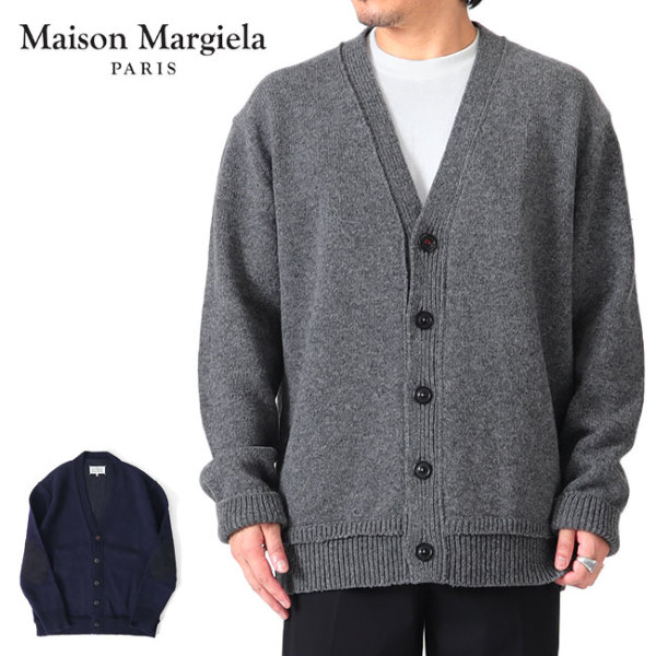 Maison Margiela メゾンマルジェラ 5G エルボーパッチ ニット カーディガン SI1GP0003 S18064 Maison  Margiela（メゾンマルジェラ） Add. 宮崎