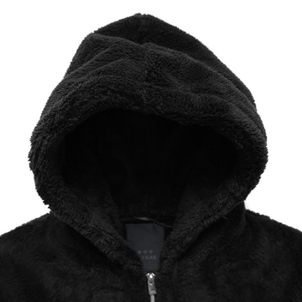 TATRAS フリースフードジャケット 黒 TATRAS フリースフードジャケット 黒 TATRAS タトラス BOMOS ボモス