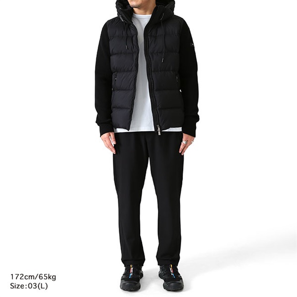 TATRAS タトラス KEITIE ケイティー フード付き 袖ニット ライトダウン