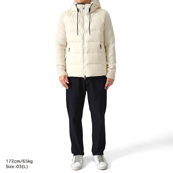 TATRAS タトラス KEITIE ケイティー フード付き 袖ニット ライトダウン