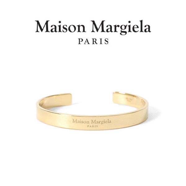 Maison Margiela メゾンマルジェラ シルバー ロゴ バングル SM1UY0082