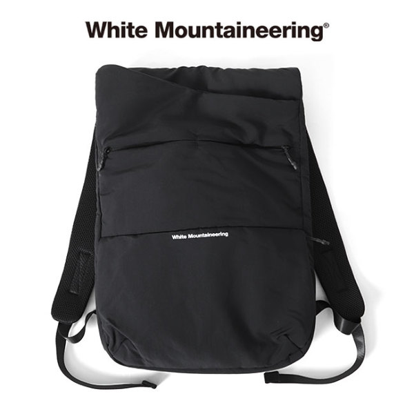 カラーブラックWhite Mountaineering ナイロンタッサー バックパック