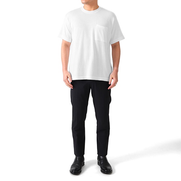 JOHN SMEDLEY ジョンスメドレー 24G 胸ポケット ニットTシャツ S4509