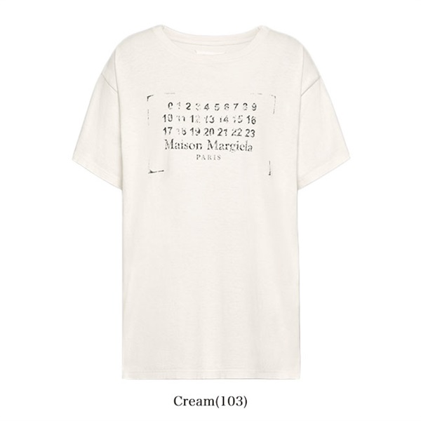 【残り僅か】 Maison Margiela スタンプロゴ Tシャツ Maison Margiela メゾンマルジェラ スタンプロゴ Tシャツ
